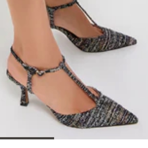 Elegant Multicolor Tuckernuck size 6 Women's Slingback Heels - Picture 2 of 8